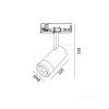 Reflektor szynowy LED NEXTRACK VISION 10W 3CCT 30-60° czarny Kobi Pro